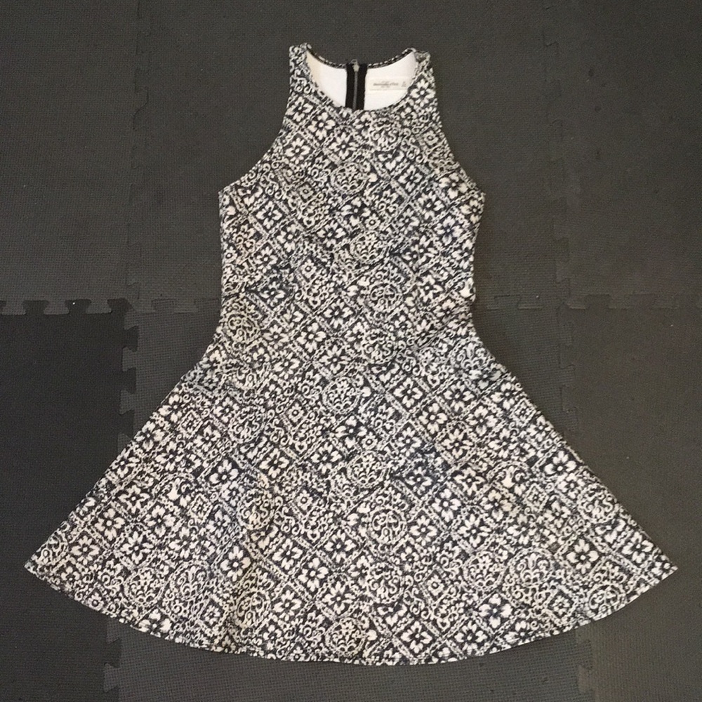 dropped waist skater dress